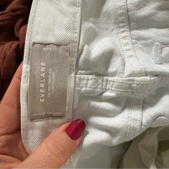 Everlane 90s Cheeky Jean Bone White - Button Fly, Cropped - Picture 9 of 13